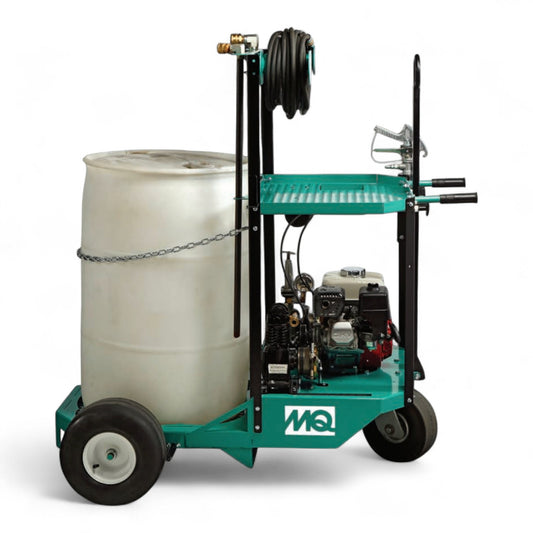 Multiquip WSC55 Chemical Spraying System with 5.5 HP Honda GX160 engine, 55-gallon capacity, and built-in compressor – House of Contractors Inc.