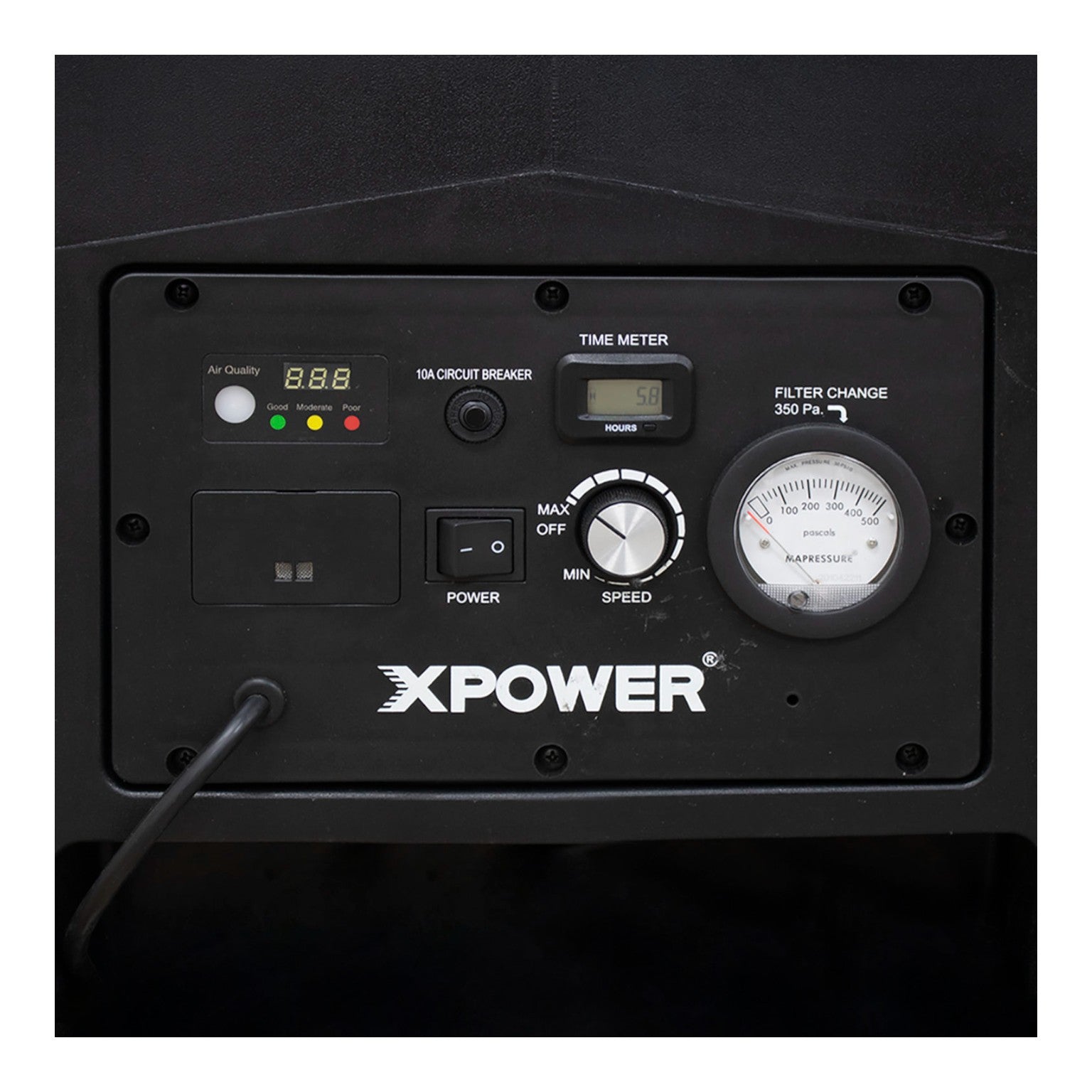 XPower AP1500D 700CFM 4 级商用 HEPA 空气过滤系统