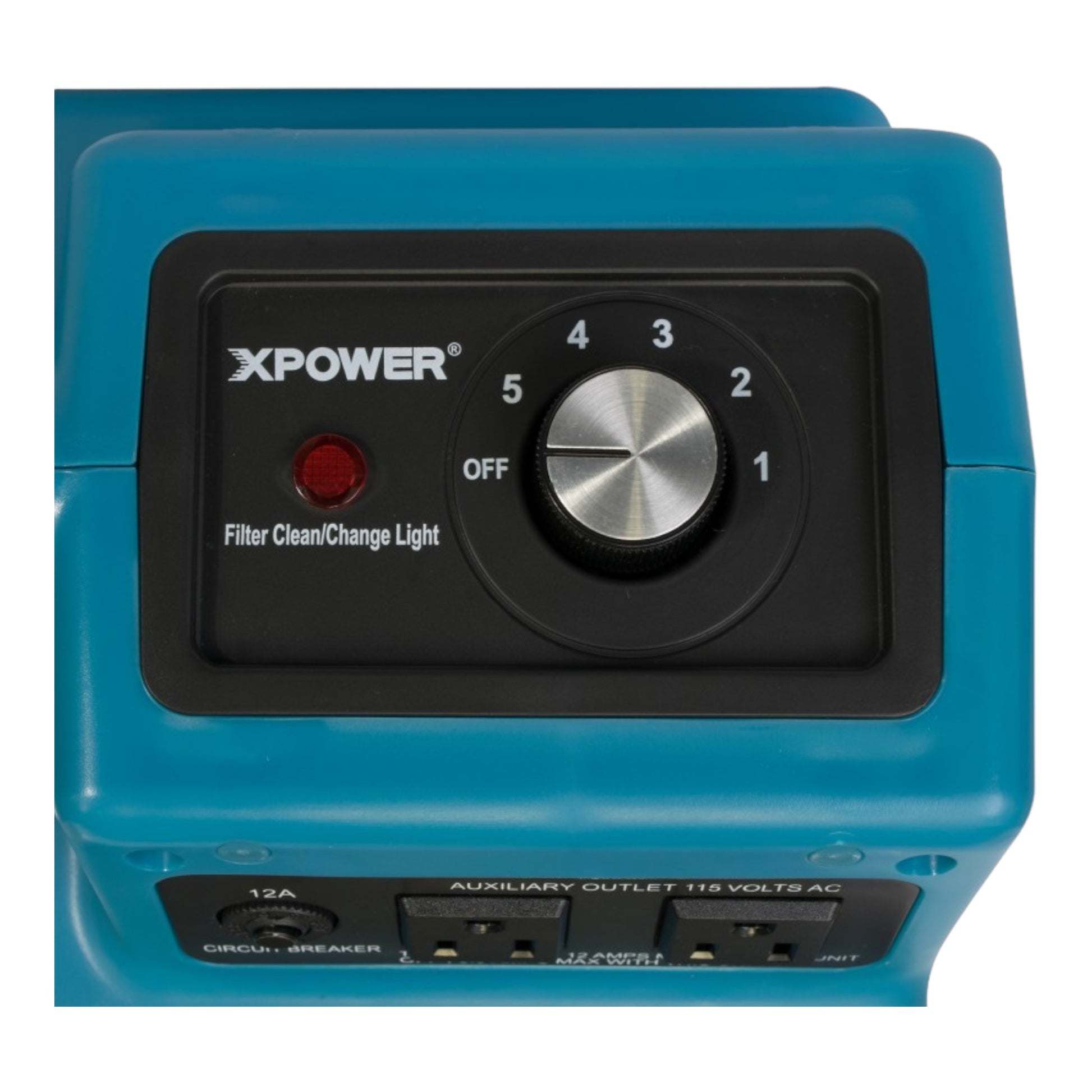 XPower X2480A 550CFM 1/2HP 专业 3 级 HEPA 迷你空气洗涤器