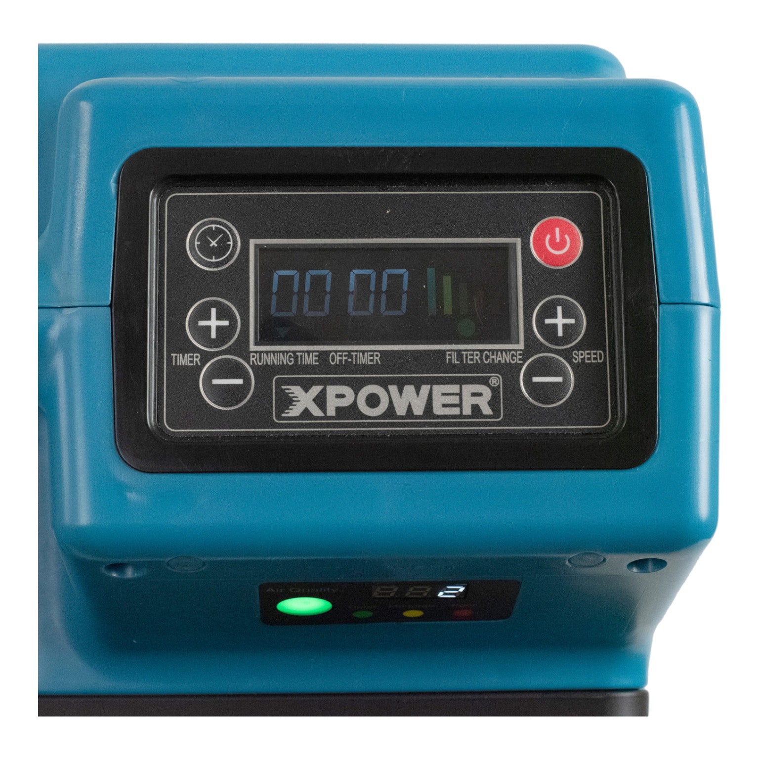 XPower X2700 550CFM 1/2HP Épurateur d'air HEPA à 3 étapes avec commande numérique