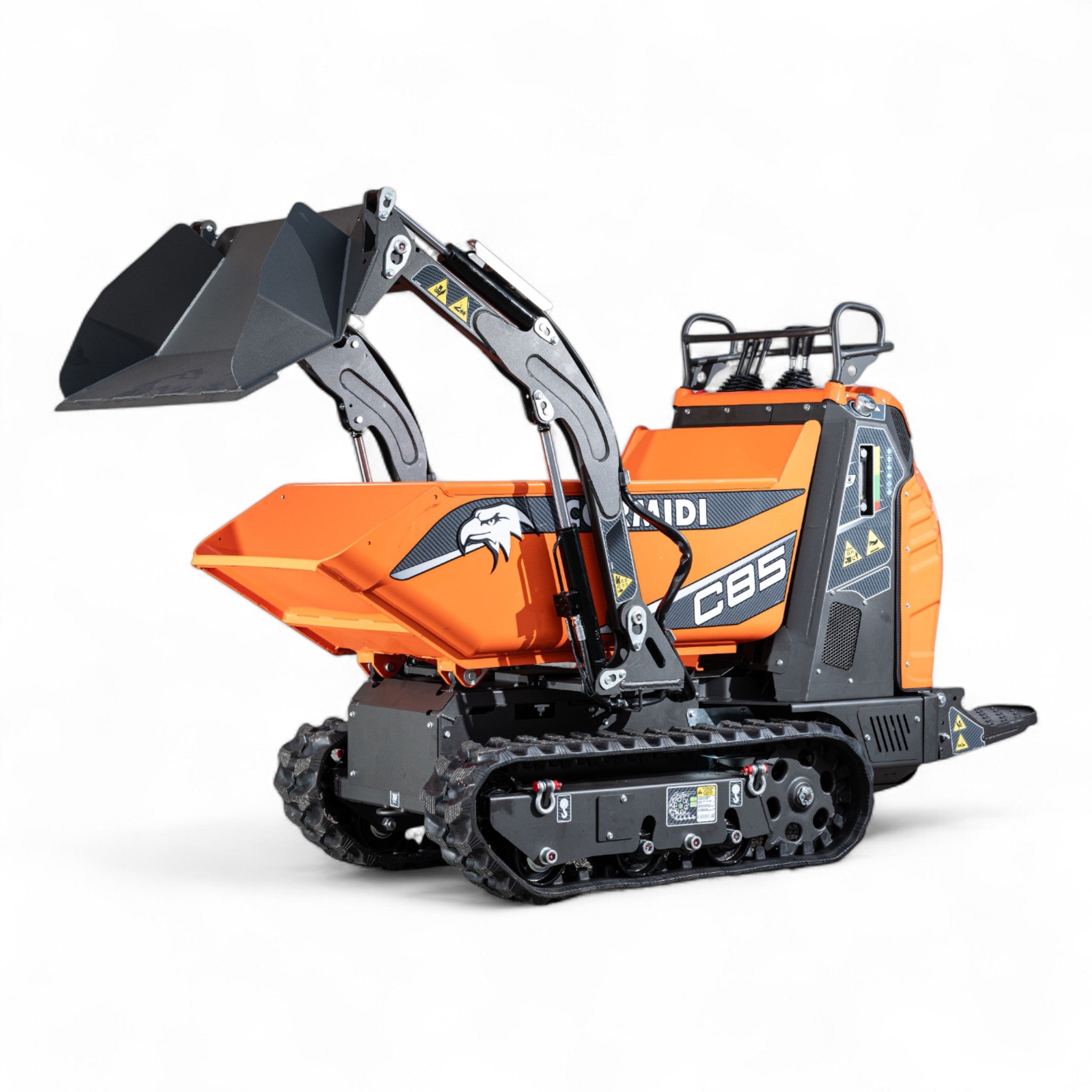 Cormidi C85 AC-ACW Hydrostatic Track Dumper, 800 kg (1764 lb) Load