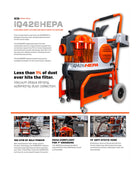 Extracteur de poussière cyclonique iQ426HEPA