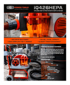 Extractor de polvo ciclónico iQ426HEPA