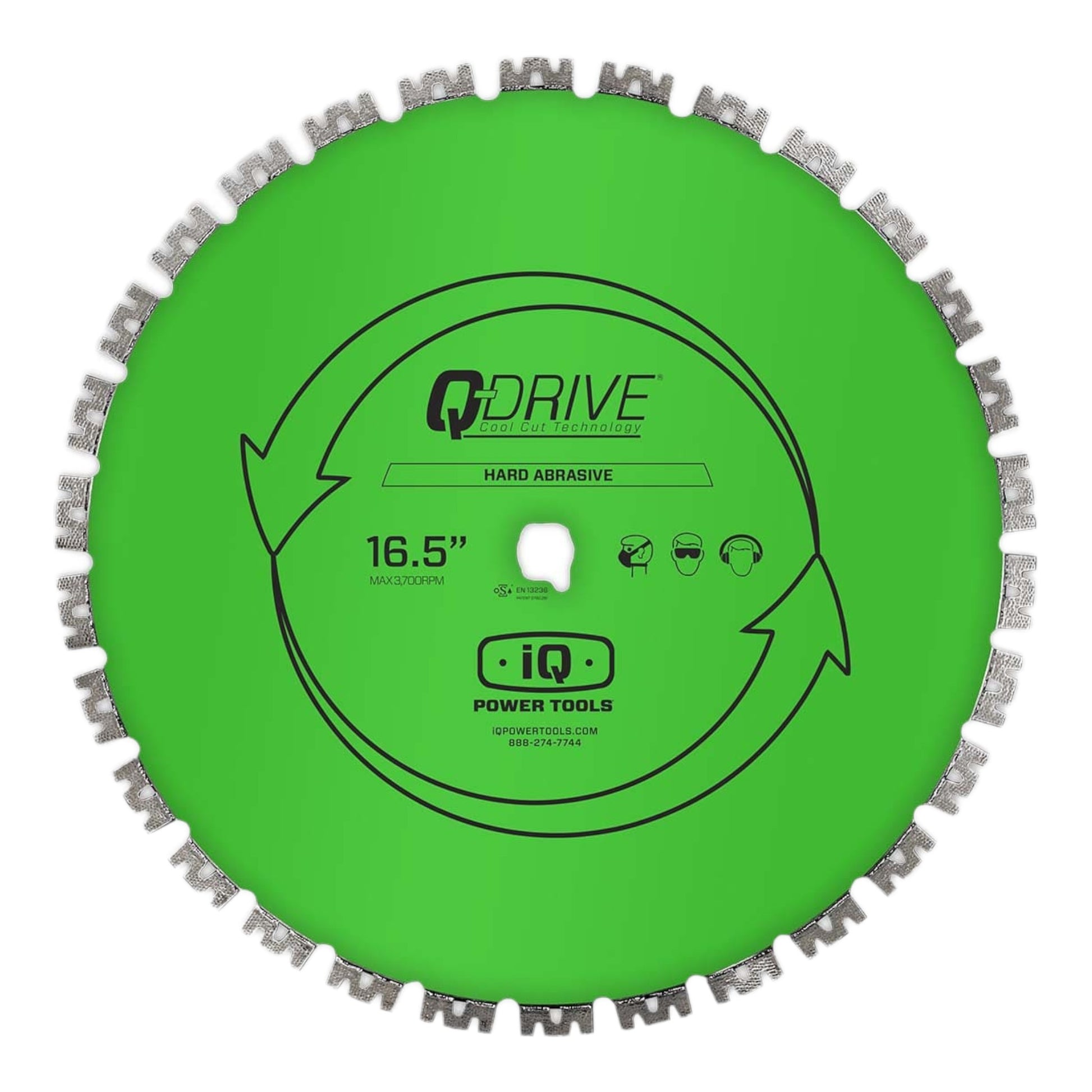 Discos de diamante iQ de 16,5"