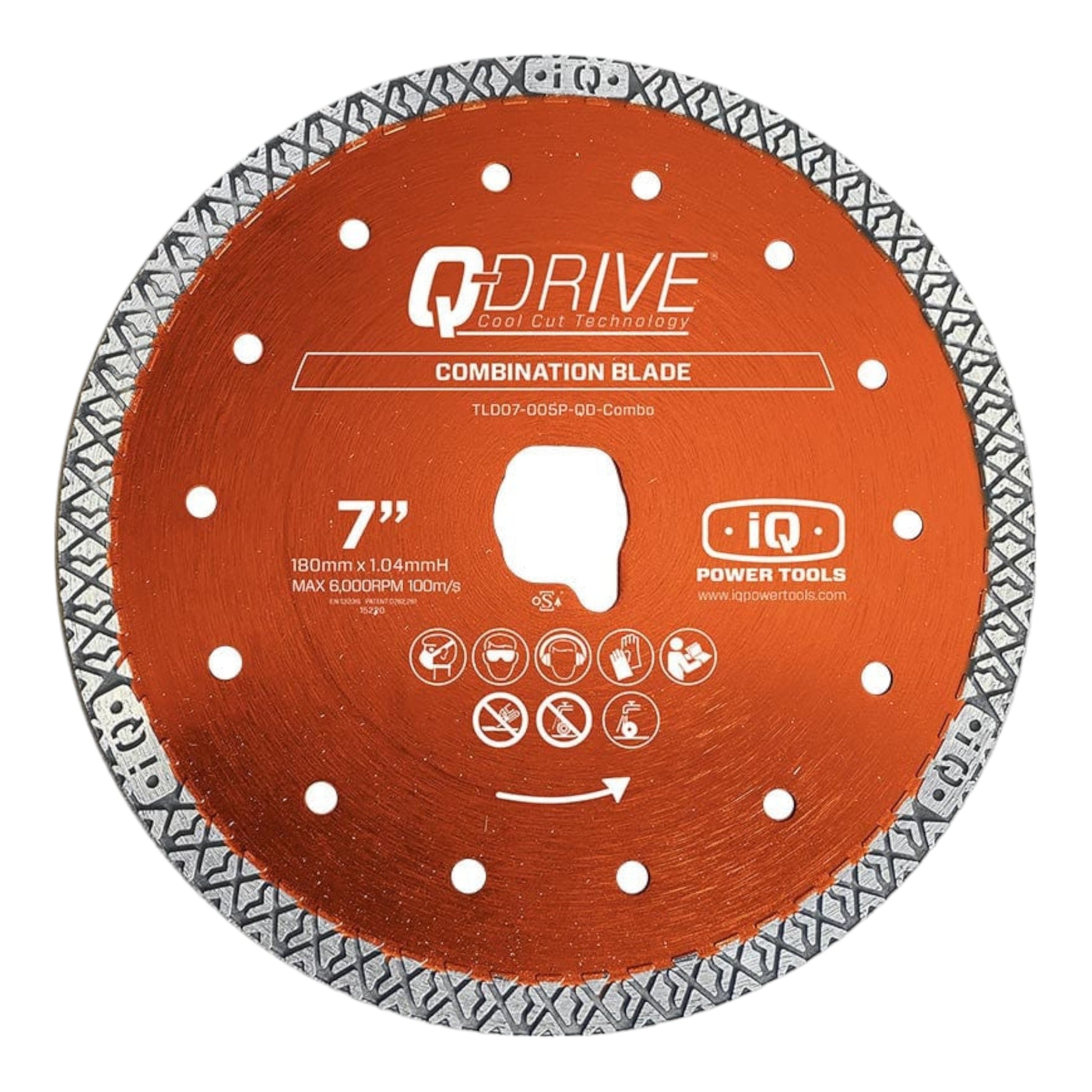 iQ Power Tools 7 Inch Q-Drive Blades for iQ228CYCLONE