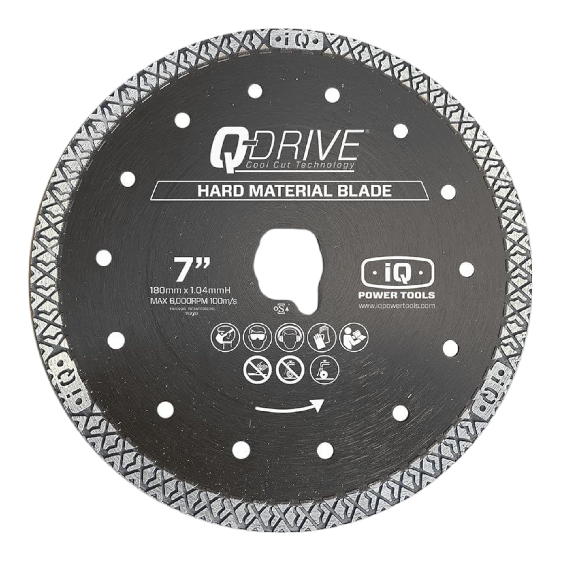 iQ Power Tools 7 Inch Q-Drive Blades for iQ228CYCLONE