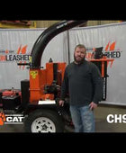 Crary Bearcat CH911DH 9 Inch Hydraulic Towable Wood Chipper - Kubota Diesel 24.8 HP Engine B