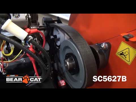 Crary Bearcat SC5627B 5 Inch Towable Wood Chipper/Shredder - Briggs & Stratton Vanguard 23 HP Engine B