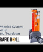 Sistema de cercado de 3 patas IPS RapidRoll 70-7000, 50 pies de cerca con 4 postes incluidos