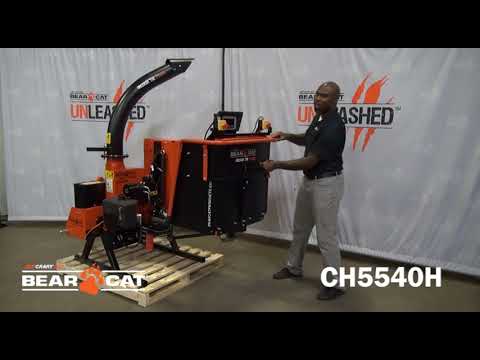 Crary Bearcat CH5540H 5 Inch PTO Hydraulic Wood Chipper - 25 - 45 HP PTO Input Power Range, DDC B