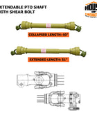 BX42R 4 pulgadas PTO PTO Wood Chipper - Feed hidráulica